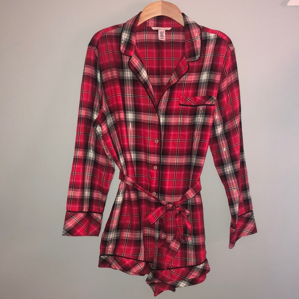 Victoria’s Secret Flannel Pajama Size Medium